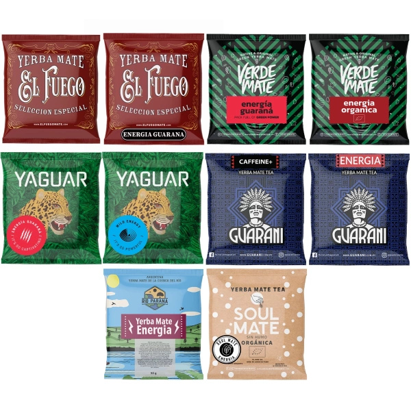 Yerba Mate AJÁNDÉK STARTRA 10x50g LEGERŐSÉGESABB