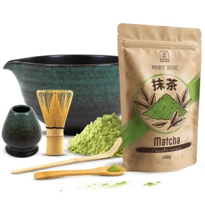 Matcha tea főzőkészlet: matcha 100g + kiegészítők