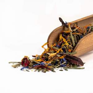 Készlet a torokcsakra (Vishuddha) számára: csakra tea + mágikus kő