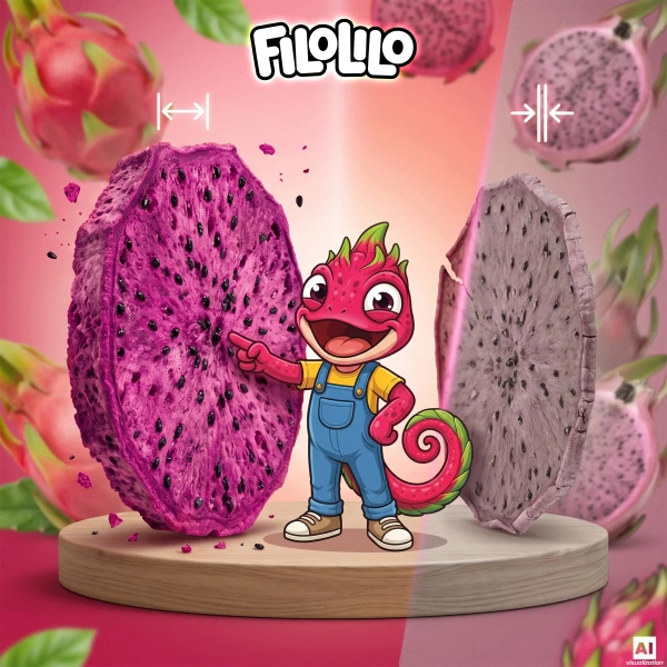 FiloLilo – Liofilizált sárkánygyümölcs (szeletek) 100 g