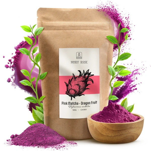 Mary Rose – Pink Matcha – Sárkánygyümölcs (por) 50 g