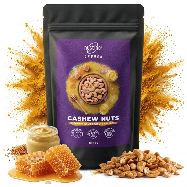 Nustino Crunch – Pörkölt kesudió – Honey Mustard Crunch 100 g