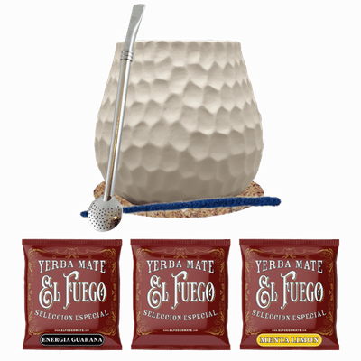 Yerba mate készlet El Fuego 3x50g