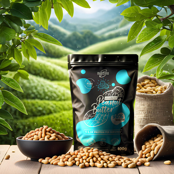 Nustino – Porított mogyoróvaj – Pure 400 g