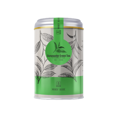Mary Rose - Puskaporos zöld tea konzervdobozban - 50g