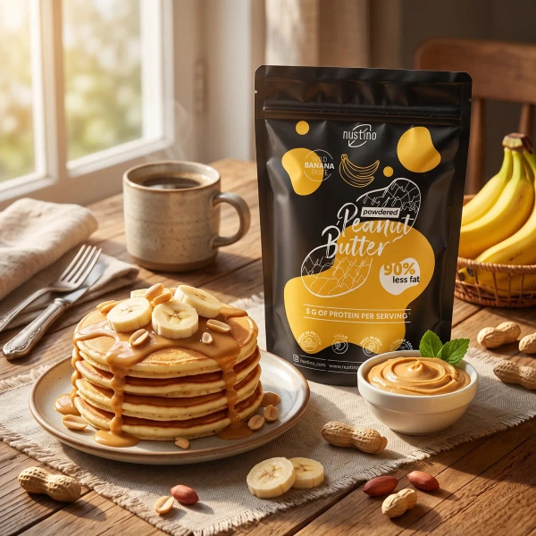 Mogyoróvaj por szett Nustino: Classic + Banana 2x400g