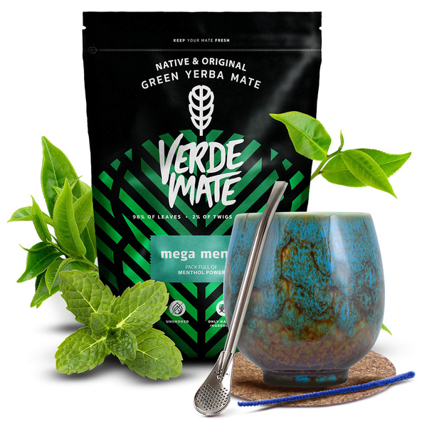 Yerba Mate készlet Verde Mate 500g 0,5kg Mate Tök + Bombilla