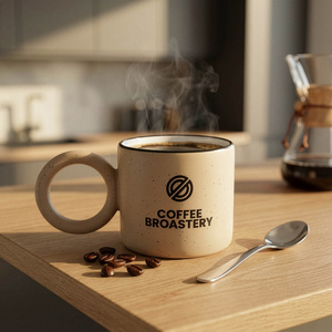 Bögre Bro Coffee Roastery logóval 300 ml