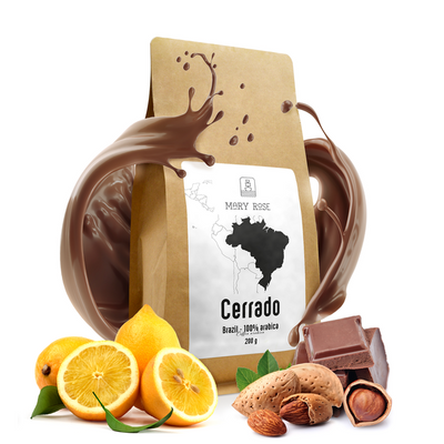 Mary Rose - egész bab kávé Brazília Cerrado prémium 200g