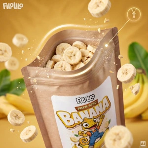 FiloLilo – Liofilizált banán (szeletek) 100 g