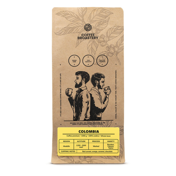 Készlet Bro Coffee Roastery Colombia Medellin + Nicaragua Colibrí Azul + Brazil Cerrado 3x1kg (3kg)