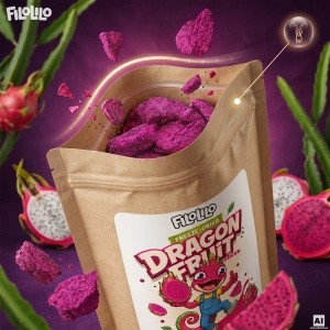 FiloLilo – Liofilizált sárkánygyümölcs (szeletek) 100 g