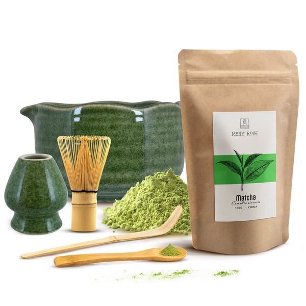 Matcha tea főzőkészlet: matcha 100g + kiegészítők