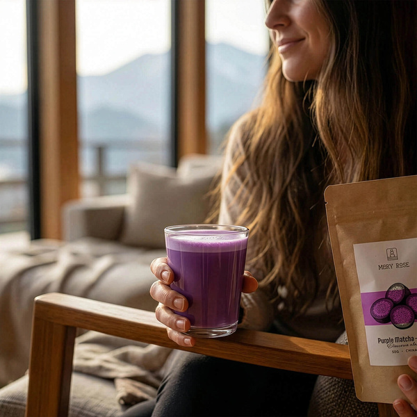 Készlet Purple Matcha elkészítéséhez