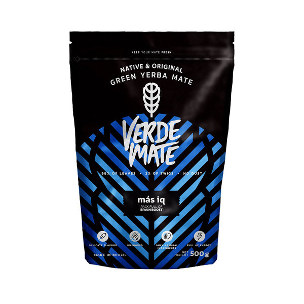 Yerba Mate készlet Verde Mate Mas IQ 500g 0,5kg Yerbomos + TermoMate + Bombilla