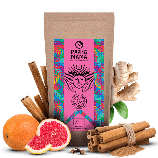 Ajándékkészlet Guayusa Pachamama Heartwarming 100g