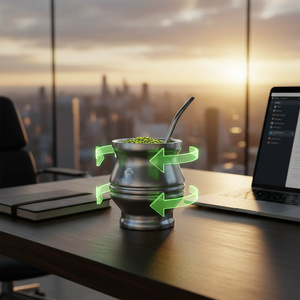 TermoColador – termosbögre yerba matéhoz – 190 ml (ezüst)