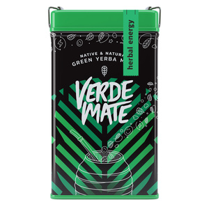 Yerbera – Fém doboz + Verde Mate Green Herbal Energy 0,5 kg