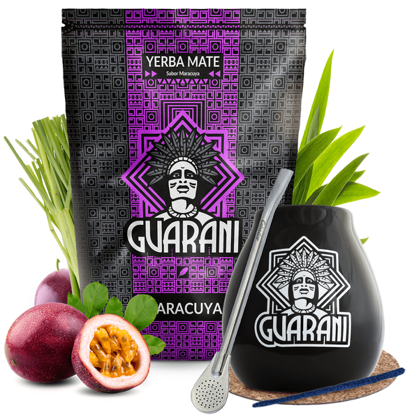 Yerba Mate Maracuya készlet + calabash 500g