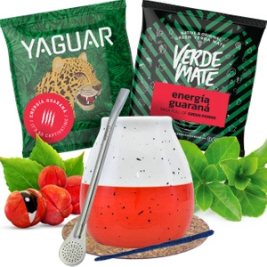 Yerba mate készlet Kalácsa + Bombilla 2x50g