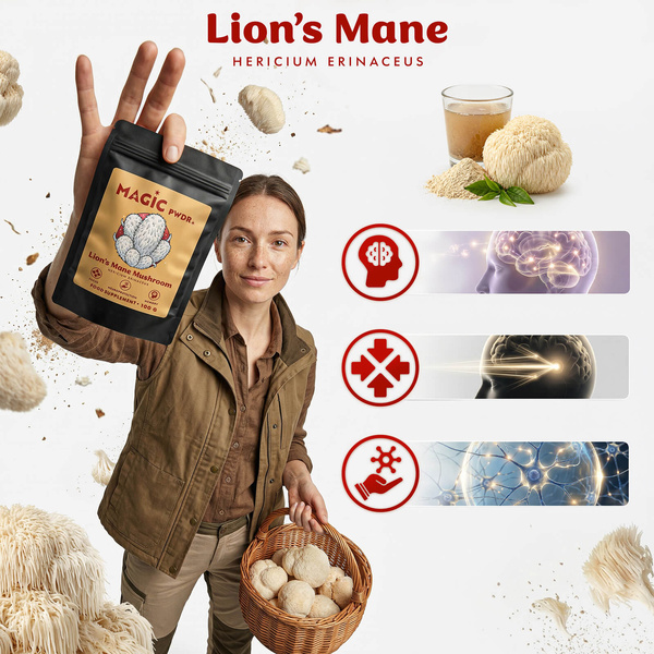 Magic Pwdr – Lion’s Mane – Süngomba 100 g