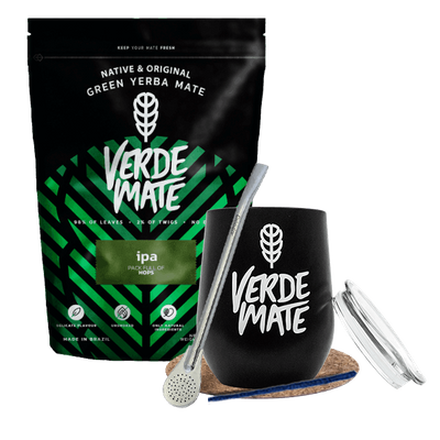 Yerba Mate készlet: Verde Mate IPA 500g + TermoLid + Bombilla