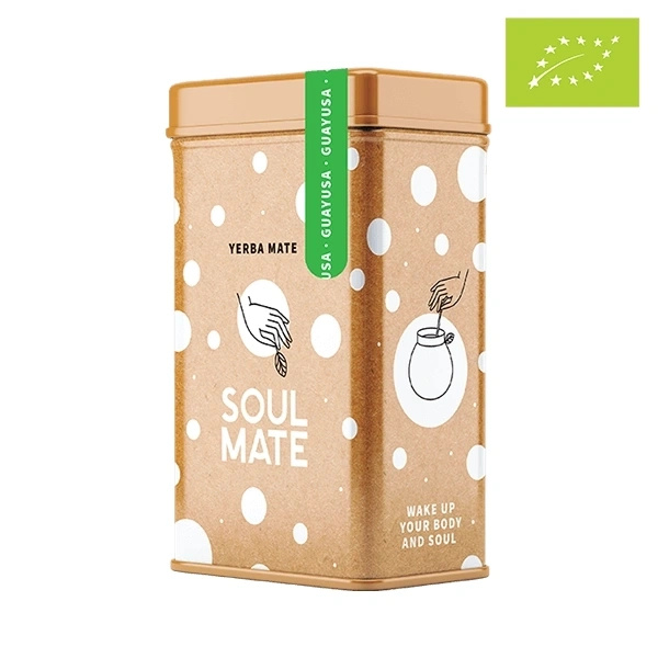 Yerbera – Fém doboz + Soul Mate Orgánica Guayusa 0,5 kg