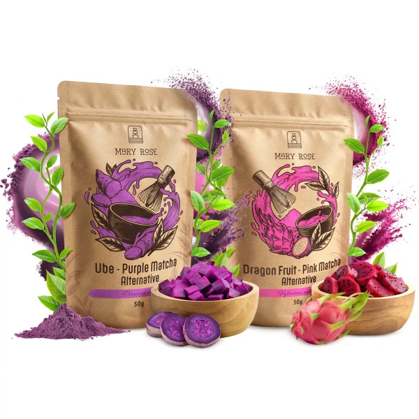 Színes matcha válogatás: Pink Matcha + Purple Matcha