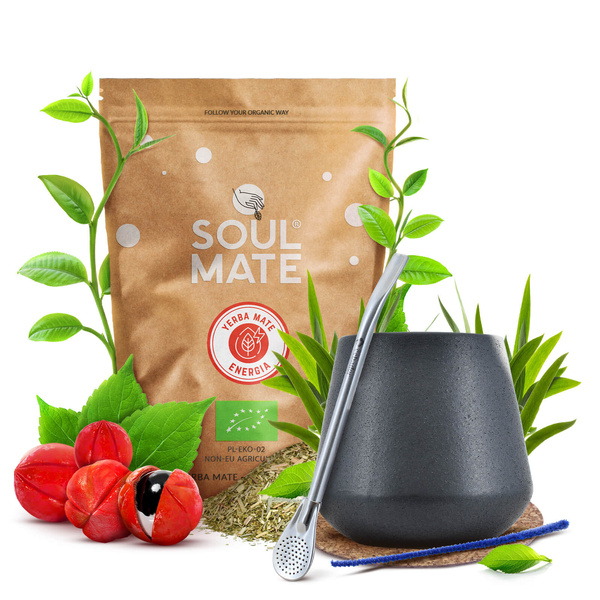 Yerba Mate Induló Készlet Bombilla Mate Tökre 500g