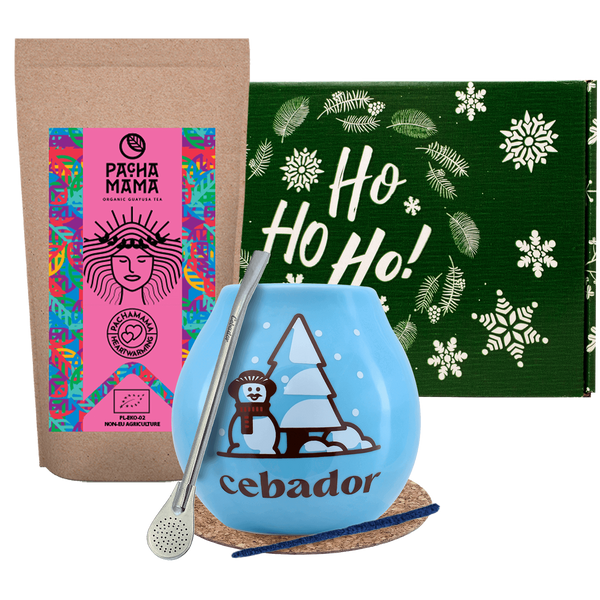 Ajándékkészlet Guayusa Pachamama Heartwarming 100g