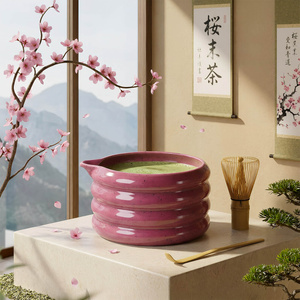 Matchawan – Kerámia Matcha tál kiöntővel – Beri