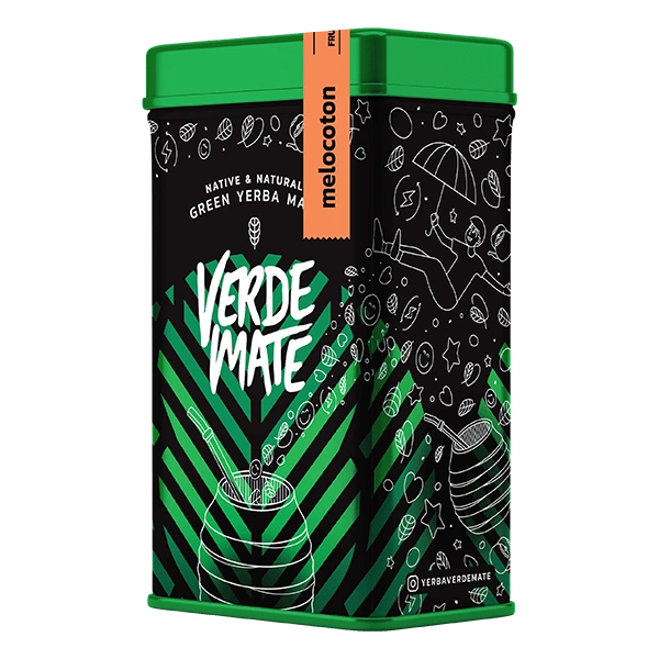 Verde Mate Green Melocoton - packaging