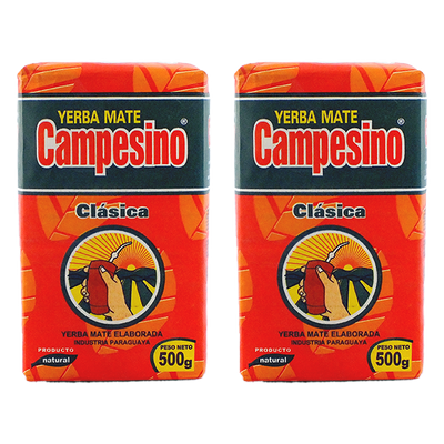 Yerba Mate szett 2x Campesino Classica Elaborada Con Palo 0,5kg