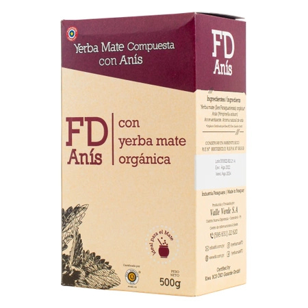 Fede Rico (FD) Anis 0,5 kg 500 g - paraguayi yerba mate tea