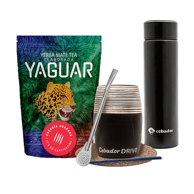 Szett Yerba Yaguar Energia tök hajtás termosz 0,5kg