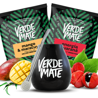 Yerba Mate Zöld Guarana BIG Tykva Bombilla készlet