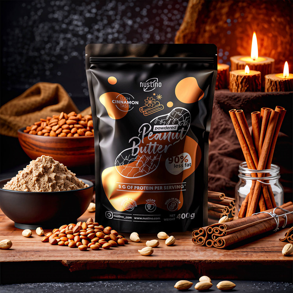 Nustino – Porított mogyoróvaj – Cinnamon 400 g
