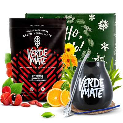Ajándékkészlet Yerba Verde Mate Energia 0,5kg