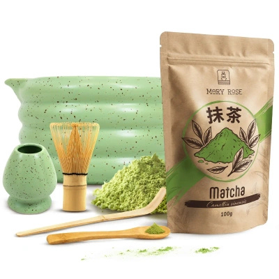 Matcha tea főzőkészlet: matcha 100g + kiegészítők