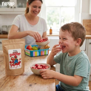 FiloLilo – Liofilizált eper (szeletek) 20 g