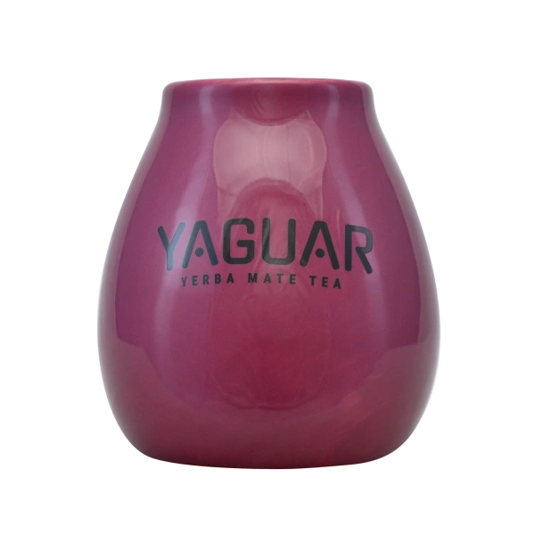 Kerámia kalácsa Yaguar logóval (lila) 350ml