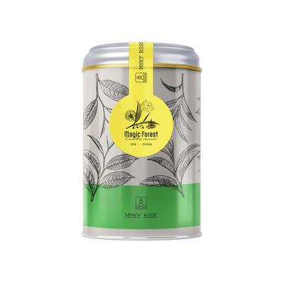 Mary Rose - Magic Forest fekete tea konzervdobozban - 50g