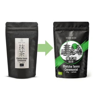 Ajándékszett: japán ceremoniális matcha + matchawan + bambuszkiegészítők
