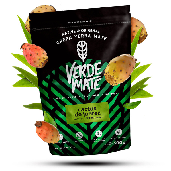 Ajándékkészlet Yerba Verde Mate Cactus 0,5kg 
