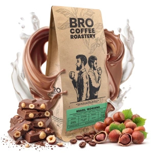 Bro Coffee Roastery – Egész kávébabos Brazil Mogiana Premium 1 kg