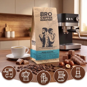 Készlet Bro Coffee Roastery Brazil Samba + Brazil Guaxupe + Brazil Cerrado 3x1kg (3kg)
