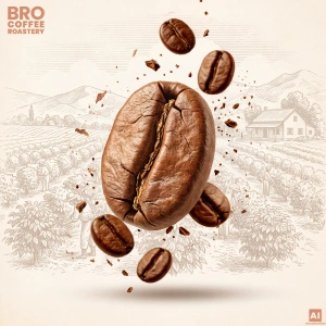 Bro Coffee Roastery – Szemes kávé Crema Rumba 1 kg