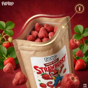 FiloLilo – Liofilizált eper (egész) 100 g