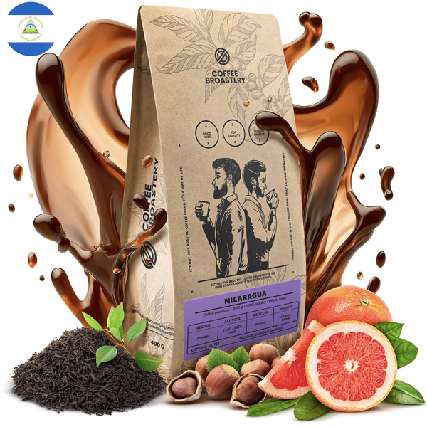 Bro Coffee Roastery - Egész kávébabos INicaragua Colibrí Azul Speciality 400g