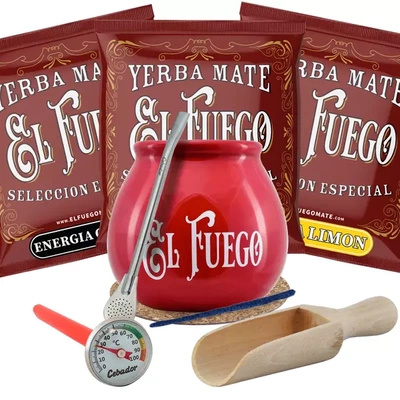 Yerba Mate készlet 3x50g Calabash Bombilla